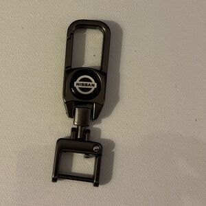 Nissan Key Fob Keychain in Metal with Logo NWT